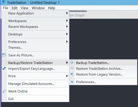 Downgrading TradeStation and Freezing TradeStation Updates - MultiWalk